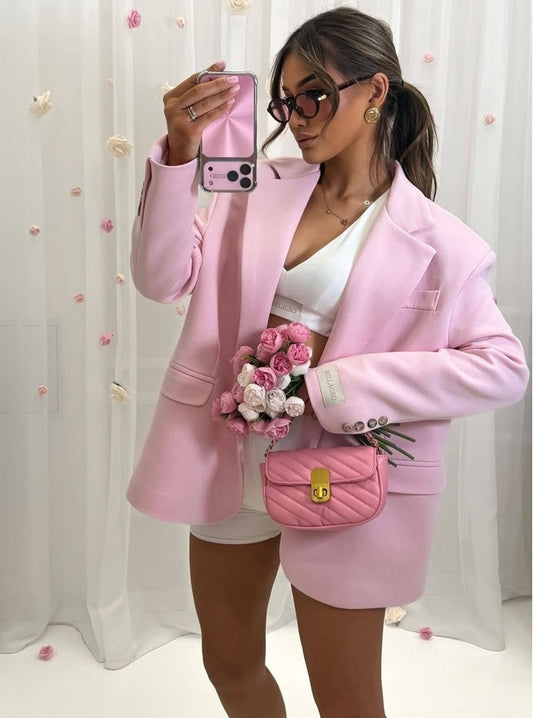 Marynarka Millagro - Pastel pink