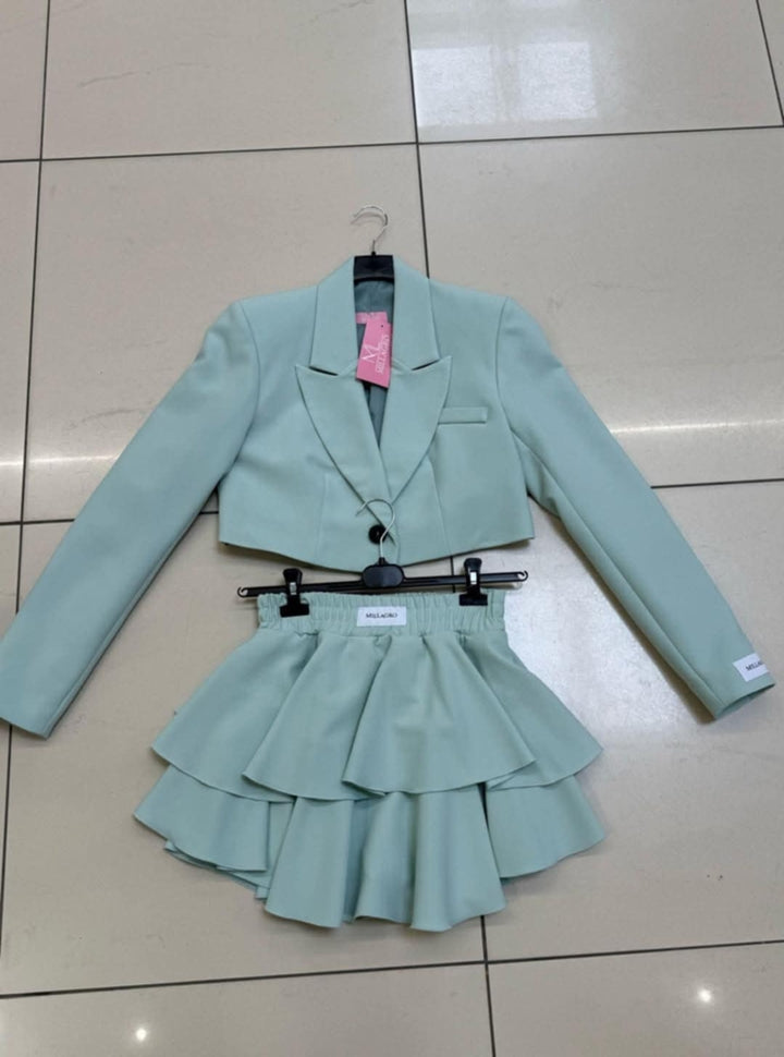 Blazer with shorts