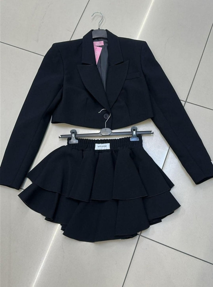 Blazer with shorts