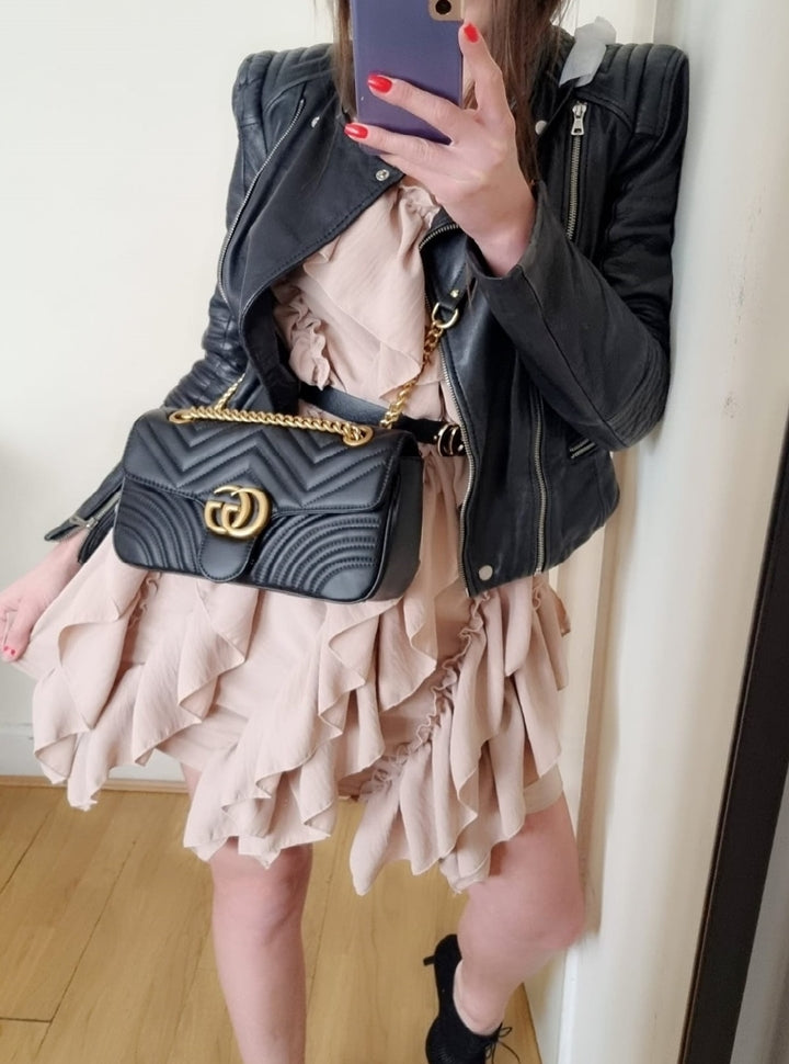 Dress with belt