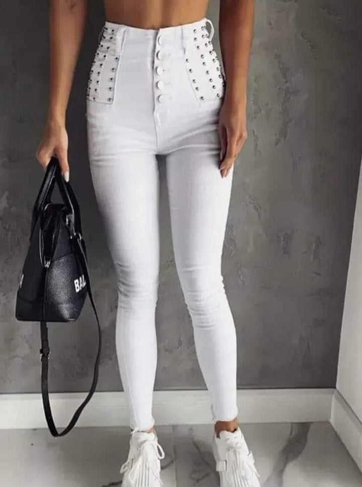 M sara high waisted trousers