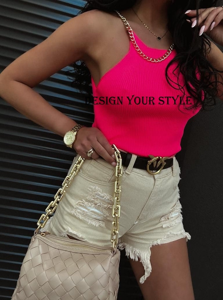 Neon blouse