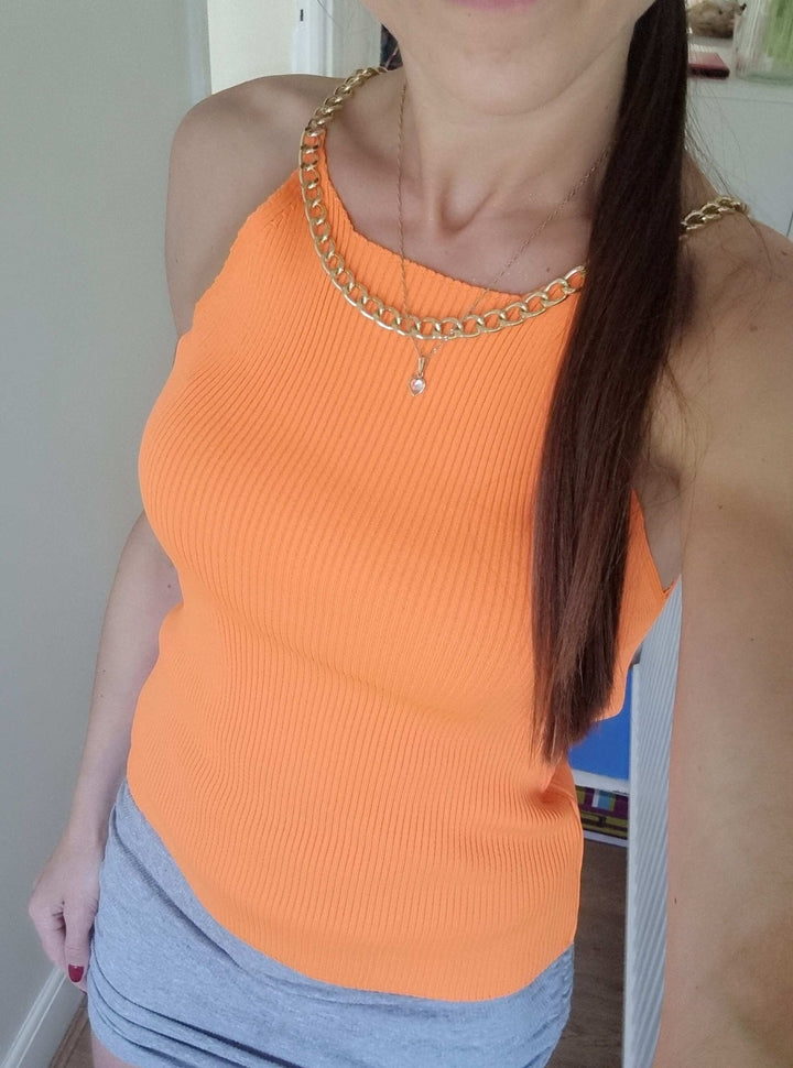 Neon blouse